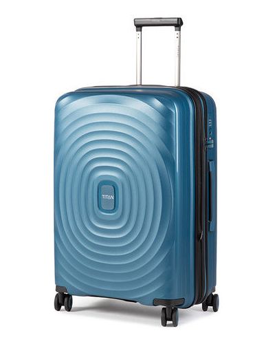 Modrý kufr Titan
