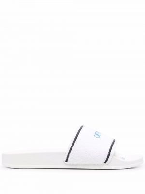 Tongs brodeés Off-white blanc