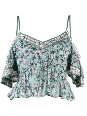 Bluză din bumbac cu model floral cu imagine Isabel Marant Etoile