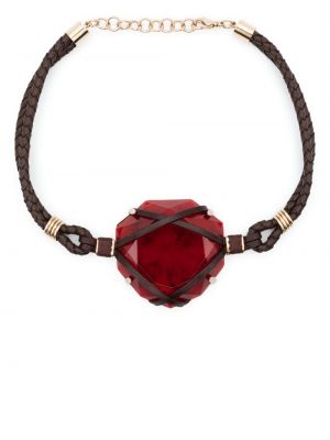 Choker Alberta Ferretti röd