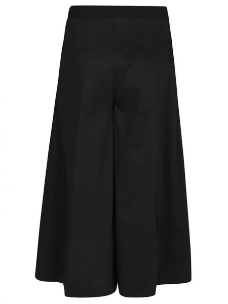 Pantaloni di cotone Liviana Conti nero
