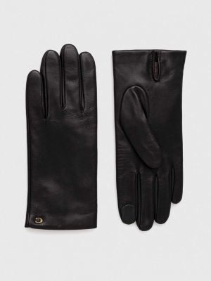 Mănuși din piele Coach negru