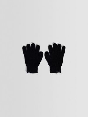 Rękawiczki Bershka czarne