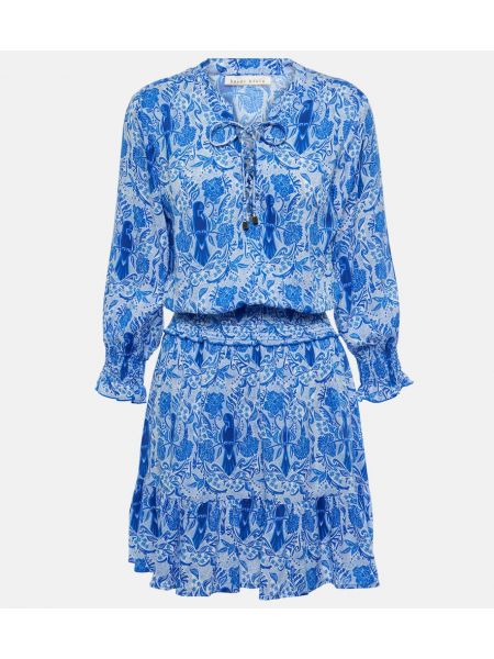 Mini vestido con estampado Heidi Klein azul