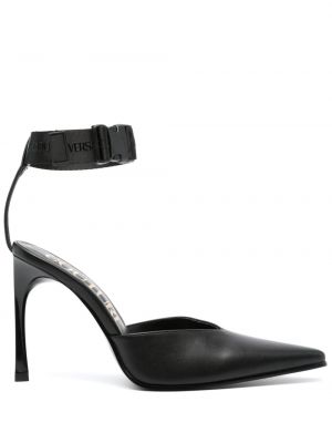 Pantofi cu toc Versace Jeans Couture negru
