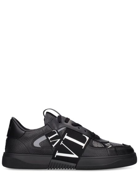 Læder sneakers Valentino Garavani sort