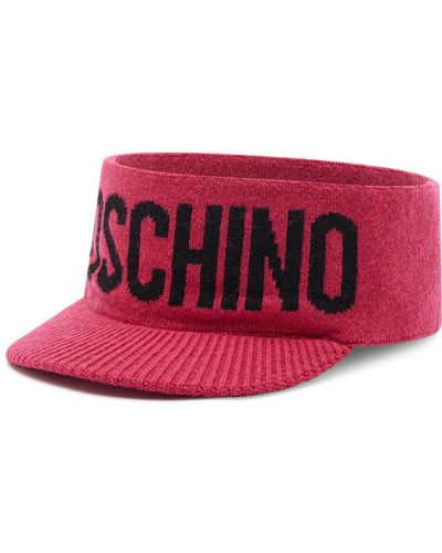 Розовая кепка Moschino