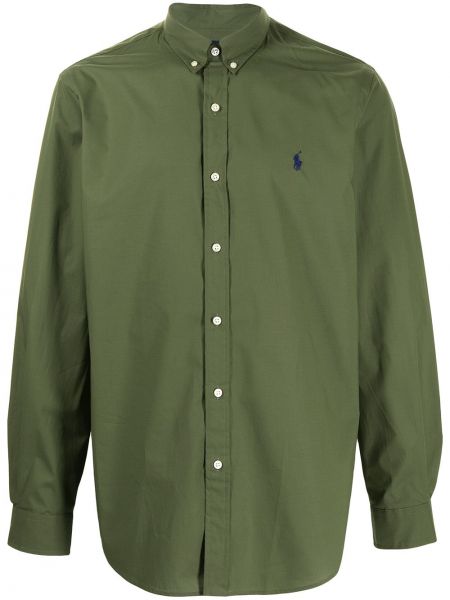 Camisa con bordado Polo Ralph Lauren verde