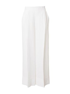 Широки панталони тип „марлен“ United Colors Of Benetton бяло