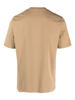 Bavlněné tričko Jacob Cohen béžové