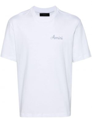T-shirt à imprimé Amiri blanc