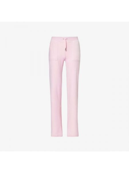 Велюровые прямые брюки Juicy Couture