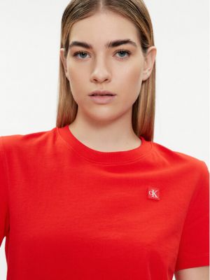 T-shirt Calvin Klein Jeans rouge