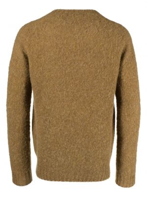 Vilnonis megztinis apvaliu kaklu Mackintosh ruda
