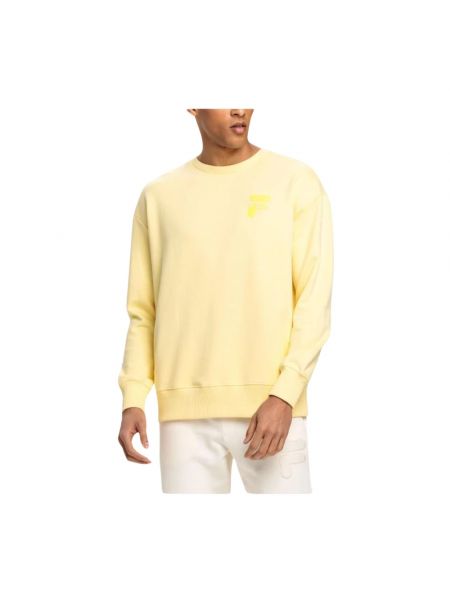 Sweatshirt aus baumwoll Fila gelb