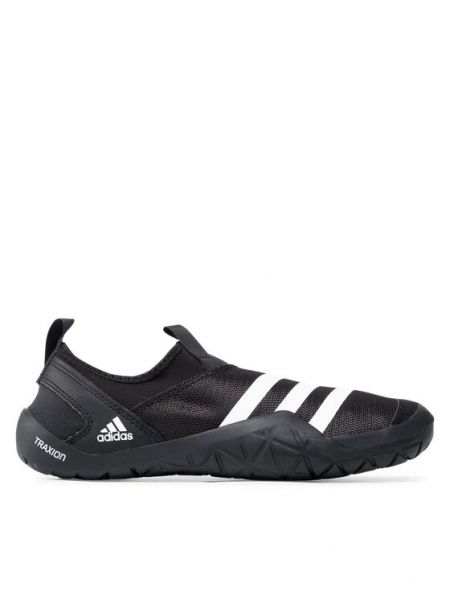 Slip on pantofle Adidas černé