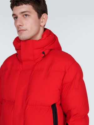 Oversized lyžařská bunda Zegna červená