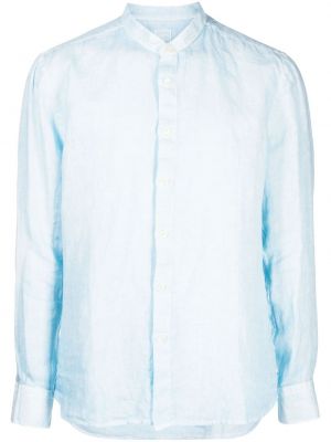 Λινό πουκάμισο με όρθιο γιακά 120% Lino