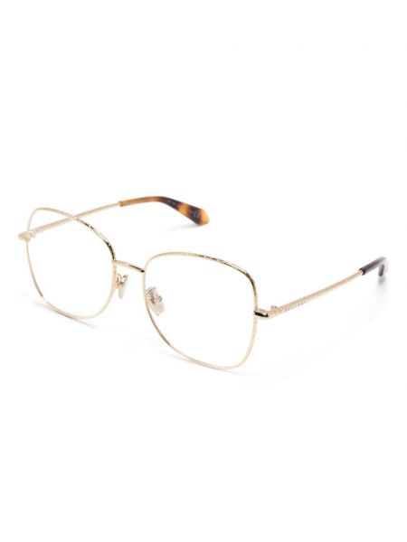 Oversize brille Bvlgari gold