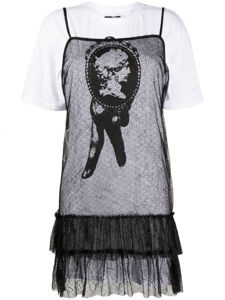 Vestido Mcq Swallow blanco