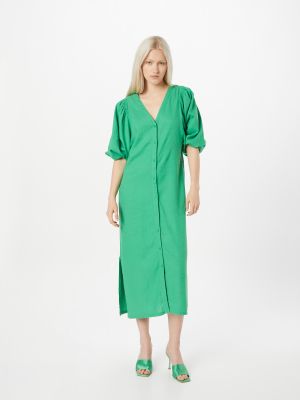 Košeľové šaty Lindex zelená