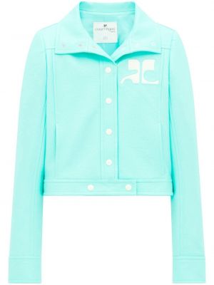 Jacke aus baumwoll Courreges blau