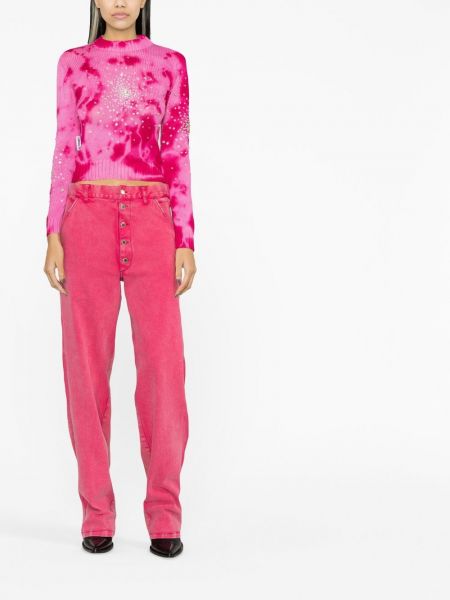Straight jeans Des Phemmes pink