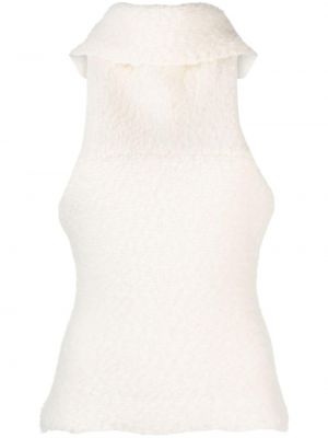 Μάλλινος πουλόβερ Paloma Wool λευκό