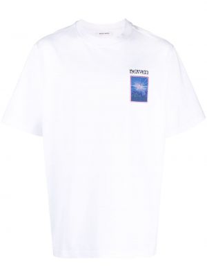 T-shirt con stampa Wood Wood bianco