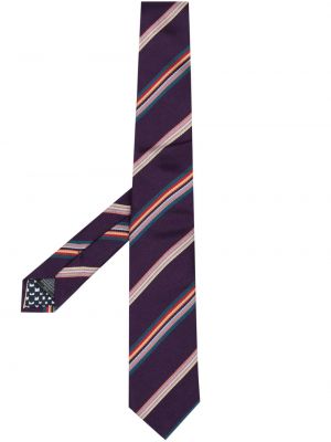 Selyem nyakkendő Paul Smith lila