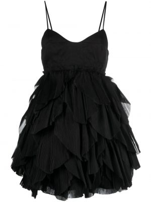 Sukienka koktajlowa plisowana Aje czarna