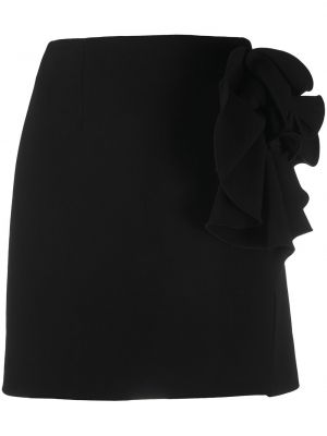 Falda de flores Magda Butrym negro