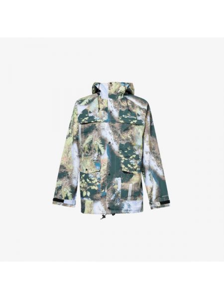 Куртка с абстрактным узором Columbia зеленая