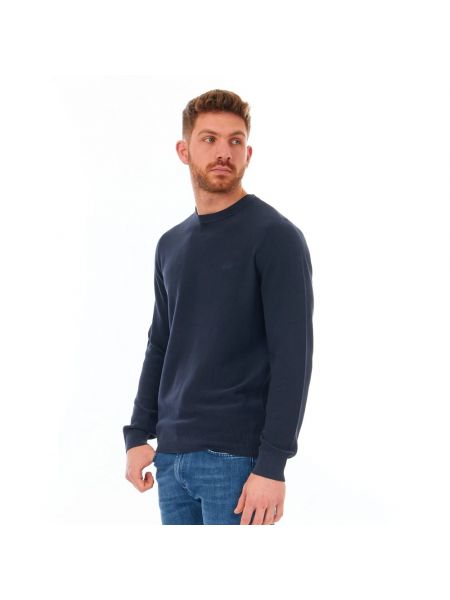 Jersey de algodón de tela jersey Sun68 azul