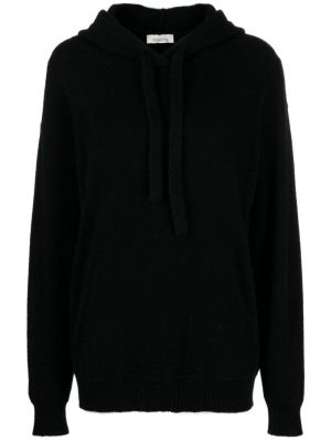 Пуловер с качулка Laneus черно