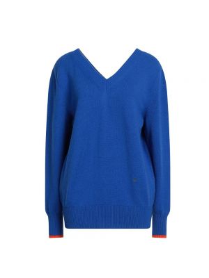 Кашемировый свитер Victoria Beckham синий