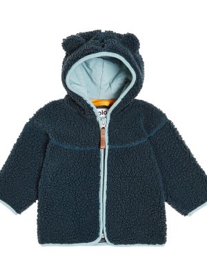 Fleece frakke for piger Molo blå