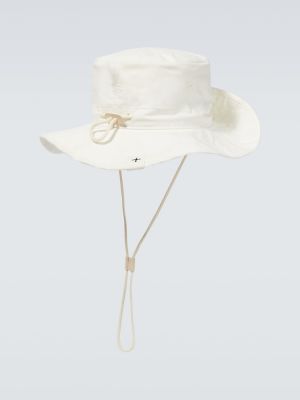 Chapeau en coton Jil Sander blanc