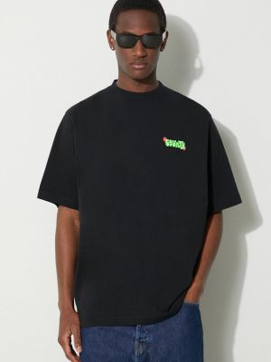 Bavlněné tričko s potiskem Marcelo Burlon černé