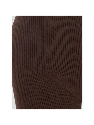 Mini falda Laneus marrón