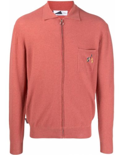 Jersey con cremallera de punto de tela jersey Anglozine rojo