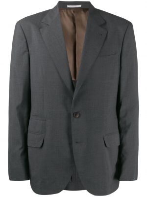 Blazer med mönster i rutigt Brunello Cucinelli grå