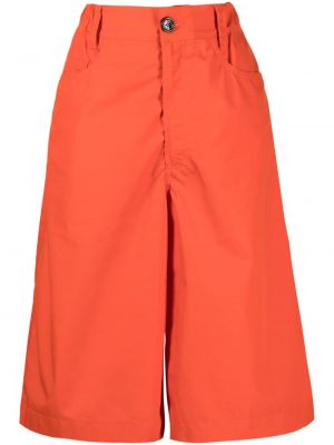 Relaxed fit bombažne bermuda kratke hlače Meryll Rogge oranžna