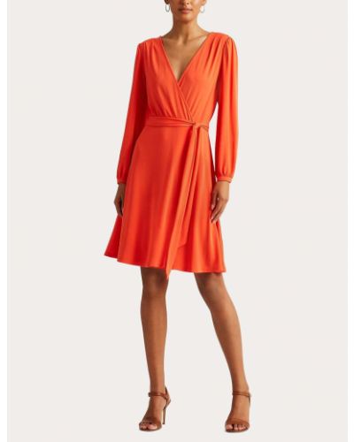Платье Lauren Ralph Lauren, оранжевое