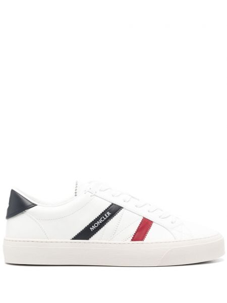 Læder sneakers Moncler hvid