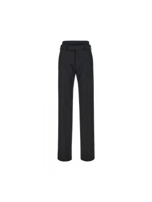 Czarne proste spodnie Mm6 Maison Margiela