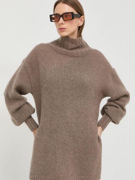 Vuneni pulover By Malene Birger smeđa