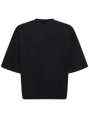 Fleecová košile s krátkými rukávy Nike černá