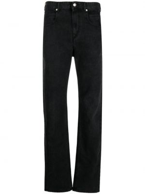 Straight fit džíny s vysokým pasem Marant Etoile černé