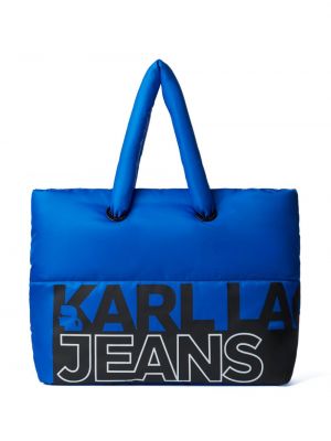 Raštuota shopper rankinė Karl Lagerfeld Jeans
